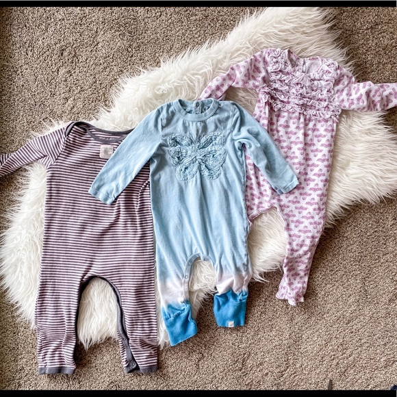 Burt's Bees Baby Other - Burt’s Bees Baby 18-24M Footless Sleeper Bundle